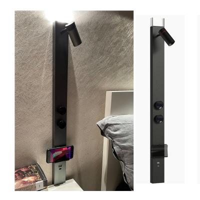 China Minimalist LAMGOOL Multi Function Bedside Night Light LED Wall Lamps Reading Light for sale