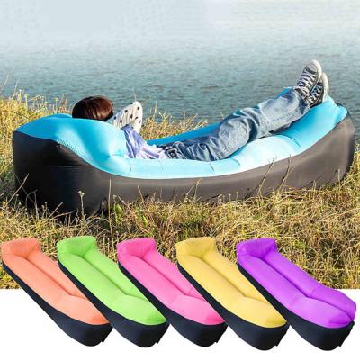 China Hybrid Type Inflatable Music Festival Sofa, Outdoor Beach Sofa Lounger Air Sofa Park Inflatable Bed for sale