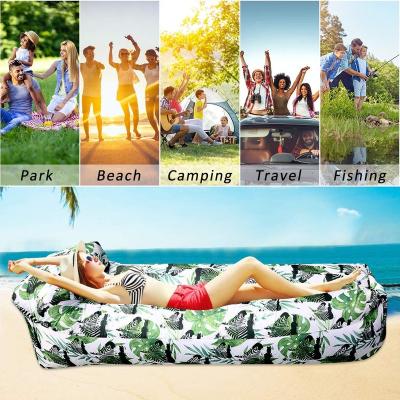 China High Quality Portable Air Bag Foldable Sofa Bag Lazy Air Sofa Hybrid Type Air Sofa With Bed for sale