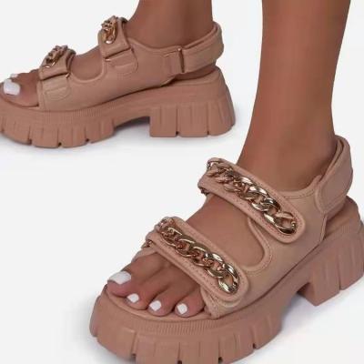 China Cushioning ladies fashion slippers, sandals, flat slippers, sandals. high heel flip flop sandals for sale