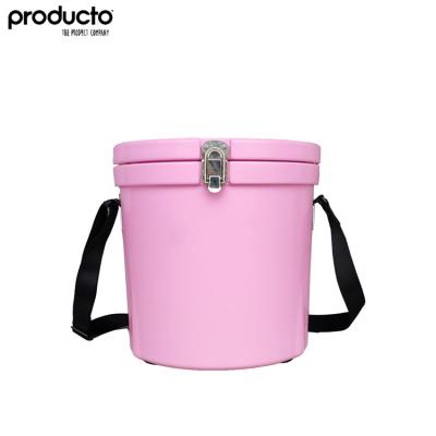 China 2019 NEW Design 12L Waterproof Cheap Plastic Cooler Bucket With Shoulder Strap for sale