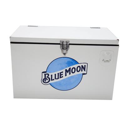 China Sustainable Eco - Friendly Cooler Box 20L Insulated Hard Metal Beer Cooler For Camping for sale