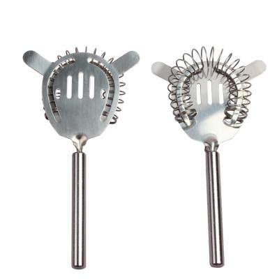 China Disposable Stainless Steel Material Cocktail Strainer For Bar for sale