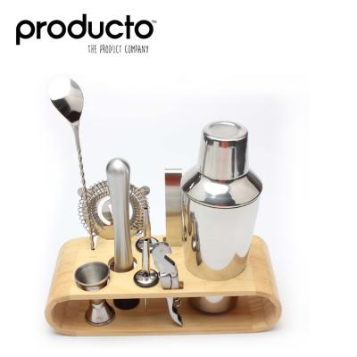 China Hot Selling Customized Cocktail Shaker Bar Tools Stainless Steel Kit for sale