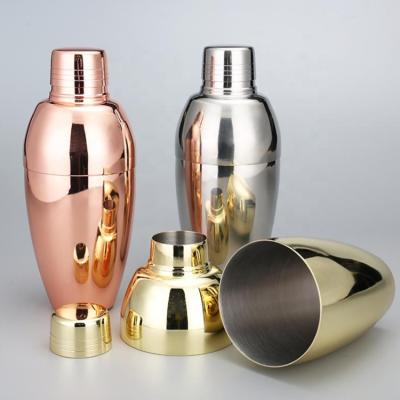 China 250ml Metal Customized Stainless Steel Bar Cocktail Shaker for sale