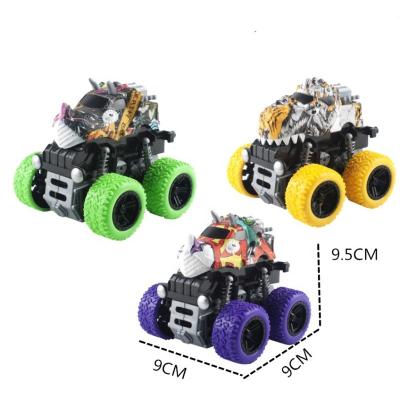 China Toy Swing Stunt Monster Car Friction Anti-fall Child Off-Road Toy Four-wheel Drive Vehicle Diecast Model Toy for sale