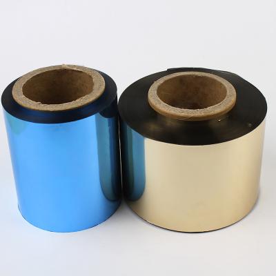 China Brand ZHY-178 Holographic Blue Aluminum Gold Foil Printing Hot Stamping Foil For Plastics for sale