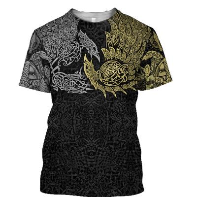 China Wholesale Custom Breathable All Over 3d Sublimation Fashion Digital Printing T Shirt For Men for sale