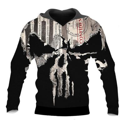 China Whole Printing Polyester Men's Hooded Sweatshirt Anti-Wrinkle Custom Pullover Digital Piece Pullover Hoodies for sale