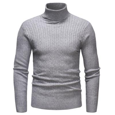 China turtle neck sweater cotton wool sweater men Anti-wrinkle corset fashion men's plain pullover neck tops for sale