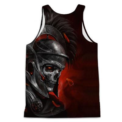 China Alistyle Custom Breathable Summer Men's Summer 3D Print Workout Tank Vacation Fashion Casual Graphic Vest S for sale