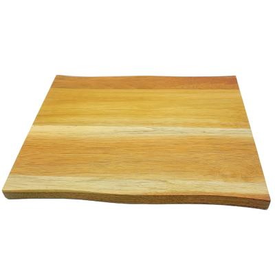 China Eco-Friendly Sustainable Kitchen Household Rectangle Solid Wood Chopper Cutting Board Rectangle Acacia Wood Cutting Board for sale