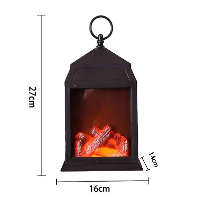 China Easy Led Light Home Simulation Fireplace Large Freehand Plastic Dancing Flame Led Lantern for sale