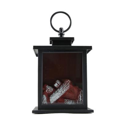 China Easy Light Home Freehand Trumpet Dance Plastic Led Fireplace Light Simulation Flame Led Lantern for sale