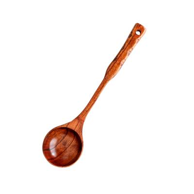 China Sustainable Natural Beech Soup Spoon Kitchen Utensils , Wooden Antique Cooking Spoons for sale