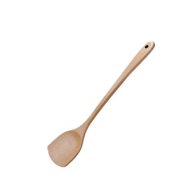 China Environmental protection sustainable natural beech shovel pancake wooden kitchen utensils, wooden cooking shovel for sale