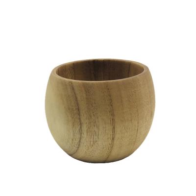 China Environmentally Friendly Biodegradable Tea Cup Sustainable Natural Biodegradable Beer Mug Beech Wood Mug for sale