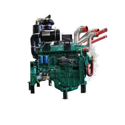 China Water Cooled Electric Start 6126ZLD 4 6 Cylinder 206KW 256kw 308kw 358kw 408kw Diesel Engine Water Cooled for sale