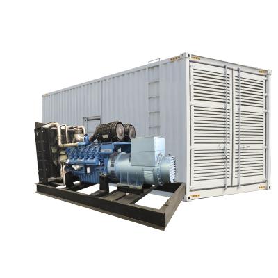 China 1000kw 1250kva Diesel Generator Countainer OEM Diesel Plant With Weichai Baudouin Diesel Engine YAG-1000GF for sale