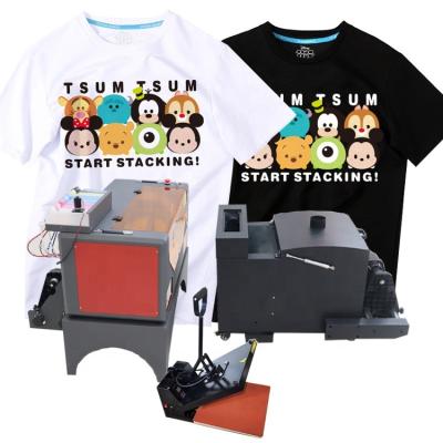 China Hot sale A3 size DTF apparel t-shirt printer with 2 print head XP600 maintop6.0 software good for use for sale