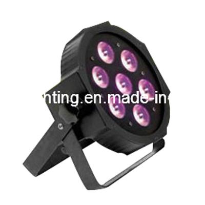 China RGB Colors 7/12*1W RGB LED Infinite Mixing Plastic Plat PAR LED Par Disco Light for sale