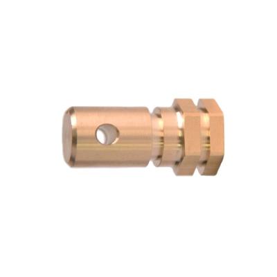 China China Factory CNC Turning Nut Metal Connector Material Customized Drawing Brass Connector WH-1 for sale