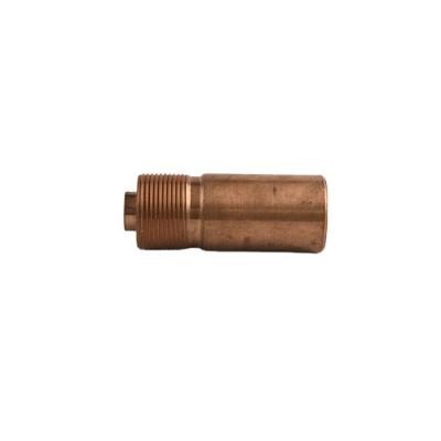 China Custom Made All Kinds Of M10 Nuts Male And Female Brass Copper Connector Nuts Fit Automatic Rotation Processing Service WH-27 for sale