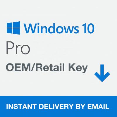 China Sales Win10 Pro Digital Key 64bit/32 Bit Online Just Key Code 24 Hours Stock Delivery Ready Email Windows10 Pro for sale