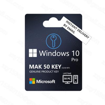 China Global Online Delivery Email Activation Win 10 Pro Email MAK50 Key Delivery Truly Windows 10 Pro For 50pc Windows10 Pro for sale