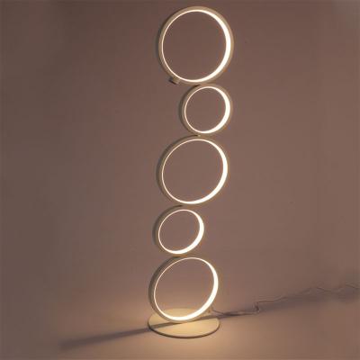 China Mediterranean LED Dimming Light Round Floor Lamp Hotel Club Atmosphere Lamp Bedside LED Round Corner Lamp for sale