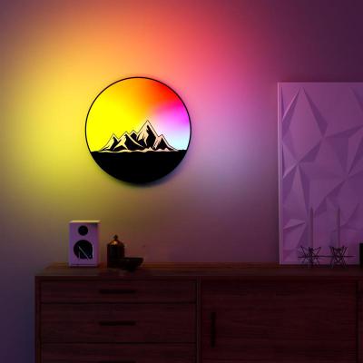 China Minimalist Amazon New Product Art Wall Lamp Bedroom Bedside Aisle Triangle Atmosphere Creative Wall Lamp for sale