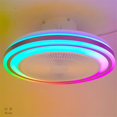 China Modern Nordic Modern Home Light Smart Music Fan Music Fan Fan Function New LED Dining Room Bedroom Ceiling Light Fan Acrylic Chandelier for sale