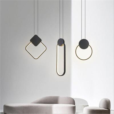 China Modern Simple Commercial Indoor Lighting Lamp Chandeliers Led Shop Hanging Pendant Light for sale