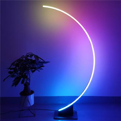 China Minimalist Luna Floor Lamp Reading Fishing Rod Fish Arc Long Arm Floor Lamp For Living Room for sale