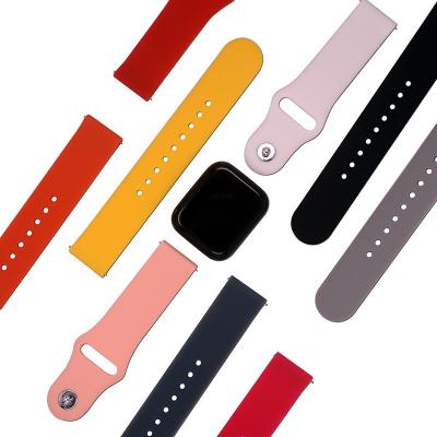 China Breathable Silicone 18mm For Huawei B5 Honor S1 Watch Band Fit WatchS1 Silicone Silica Gel Watch Band Strap for sale