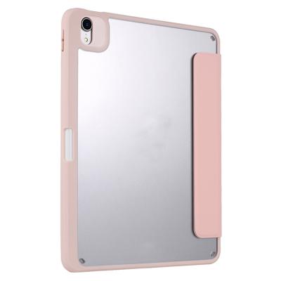 China Protect For iPad Transparent Magnetic Silicone Tablet Detachable Cases For iPad Air 4th Gen 10.9 Inch Case For iPad Air4 Cover With Pencil Holder for sale