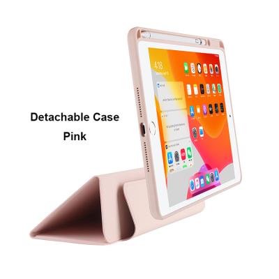 China Protect for tablet Hot Selling Magnetic Detachable Case For iPad 10.2 2021 9th For iPad Cover 10.2 8th Generation 2020 For iPad 7th Gen Case for sale