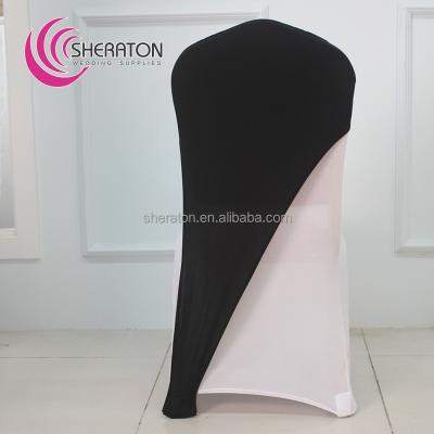 China New Design Durable Cheap Spandex Stretch Single Foot Chair Covers For Wedding Decoration for sale