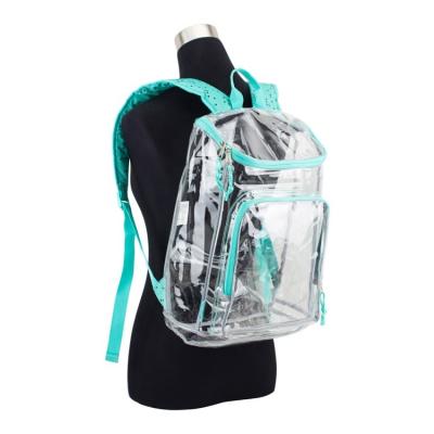 China 2021 Custom PVC anti-theft transparent backpack clear backpack for sale