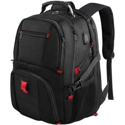 China With USB Large Capacity 50L Travel Backpack With USB Port TSA Charging Friendly Bookbags Business School Fit 17 Inch Laptop For Men for sale