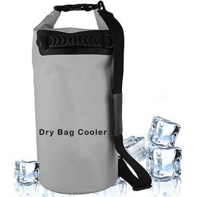 China Waterproof Dry Bag Cooler Roll Office Insulated Backpack Portable Folding Fish Bag With Shoulder Strap for sale