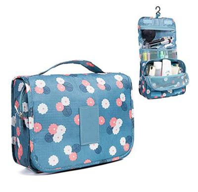 China Fashion Bathroom Shower Organizer Kit Toiletries Cosmetics Makeup Bag Travel Premium Toiletries Bag For Women for sale