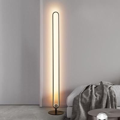 China Nordic minimalist living room dining room floor lamp fashion LED indoor floor light for sale