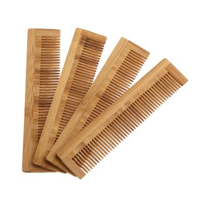 China Customized Hotel / Home Selling Best ECO Wooden Disposable Hotel Brush Logo Bamboo Comb for sale