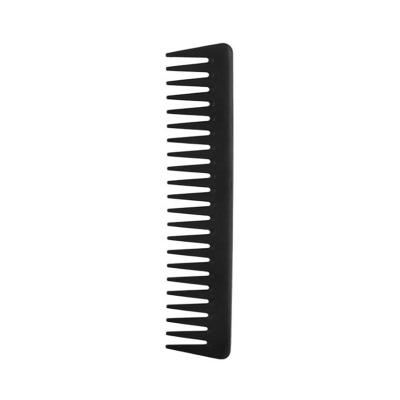 China Wholesale Custom Wide-Toothed Black Carbon Black Hair Comb Plastic Home/Salon Hairdresser Comb for sale