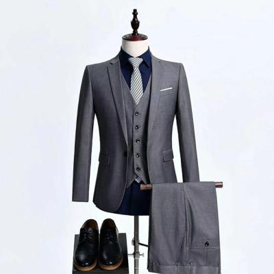 China Customizable Anti-Wrinkle Business Series Various Styles Plus Size Formal Suits Set For Men 3 Pieces for sale