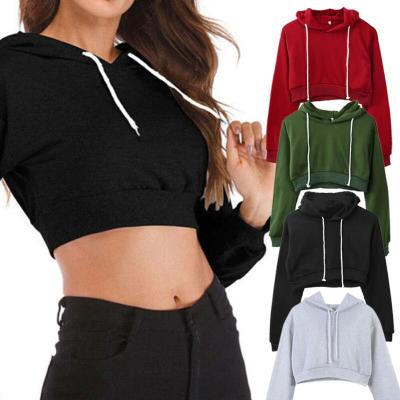 China Anti-Shrink Crop Tops Hooded Pullover Custom Loose Hoodie Women's Streetwear Sweatshirt Ladies Long Sleeve Casual Leopard Hoodie Fleece for sale