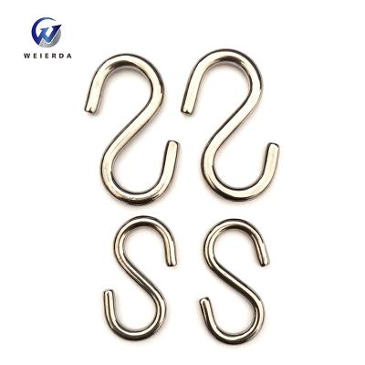 China Heavy Industry Heavy Duty Stainless Steel S Shaped Hooks Swing Swing S Hooks for sale