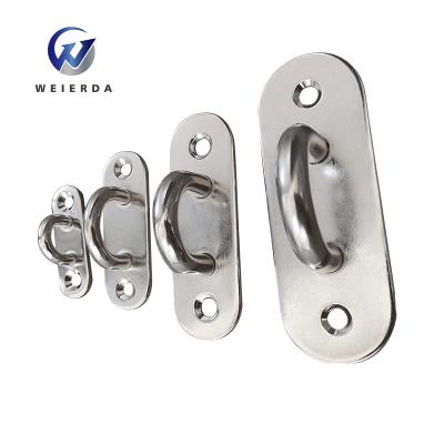 China Stainless Steel Diamond Marine Pad Eye Plates Metal Stainless Steel Material for sale