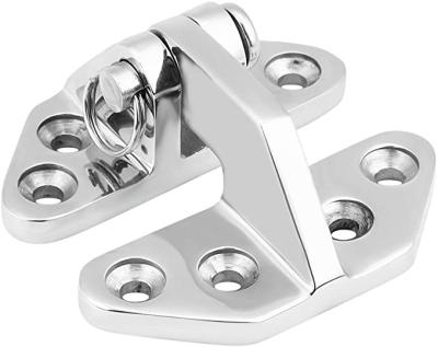 China Marine Outfitting Ready to Board Heavy Duty Marine Hardware Boat Stainless Steel Hatch Hinge with Removable Pin for sale